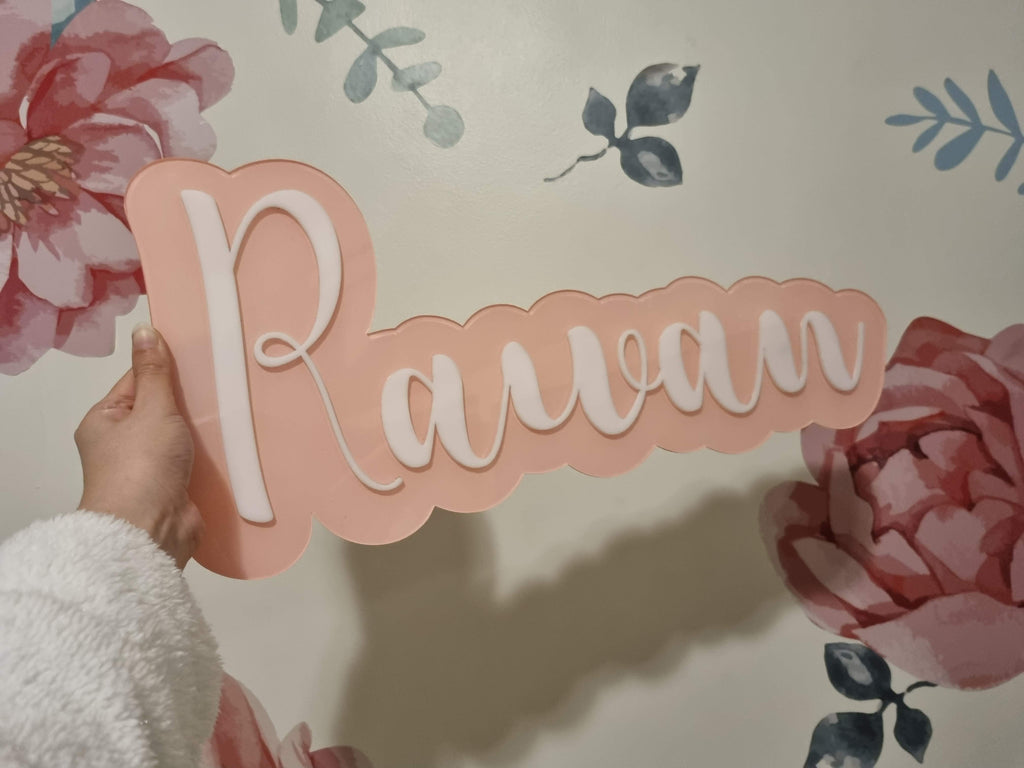 Custom Acrylic Name Sign – Made Just for Them