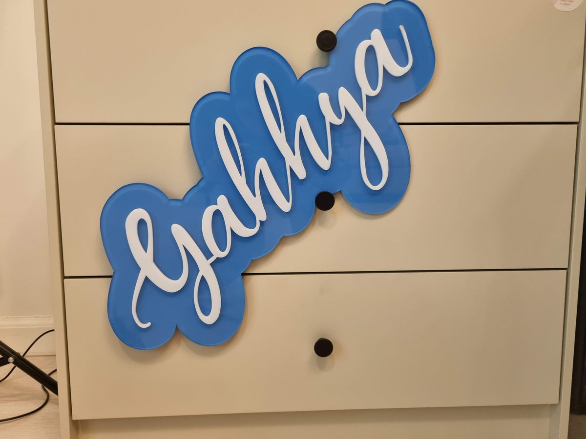 Custom Acrylic Name Sign – Made Just for Them