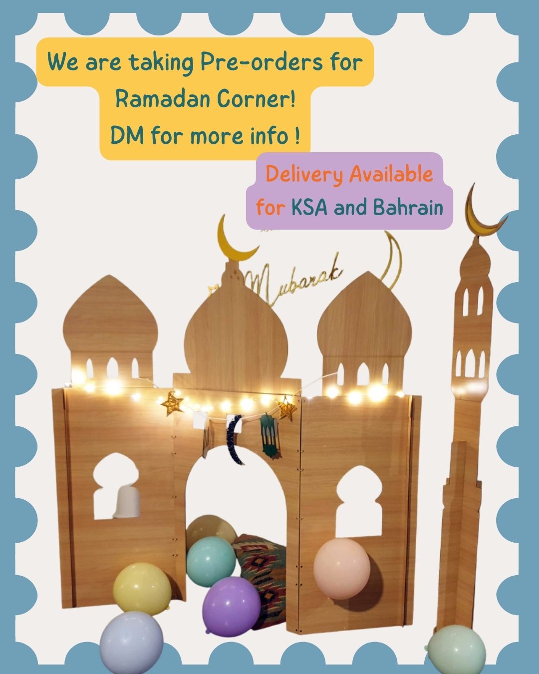 Mini-Masjid - Prayer and Dua'a Corner - كورنر الصلاة و الاعتكاف